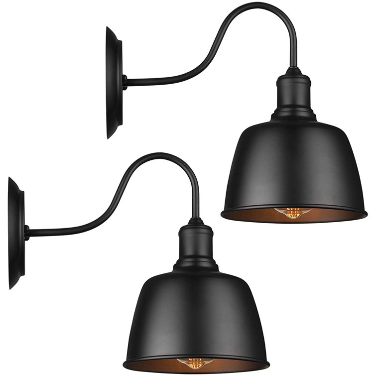 Breakwater Bay Bassanio Iron Barn Light & Reviews Wayfair